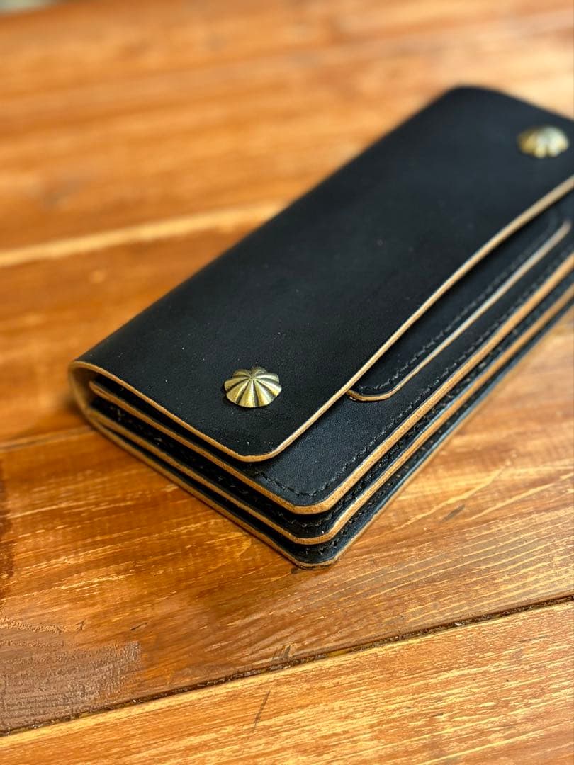 【年始セール】トラッカーウォレット TW-01 アポロコンチョカスタム 茶芯