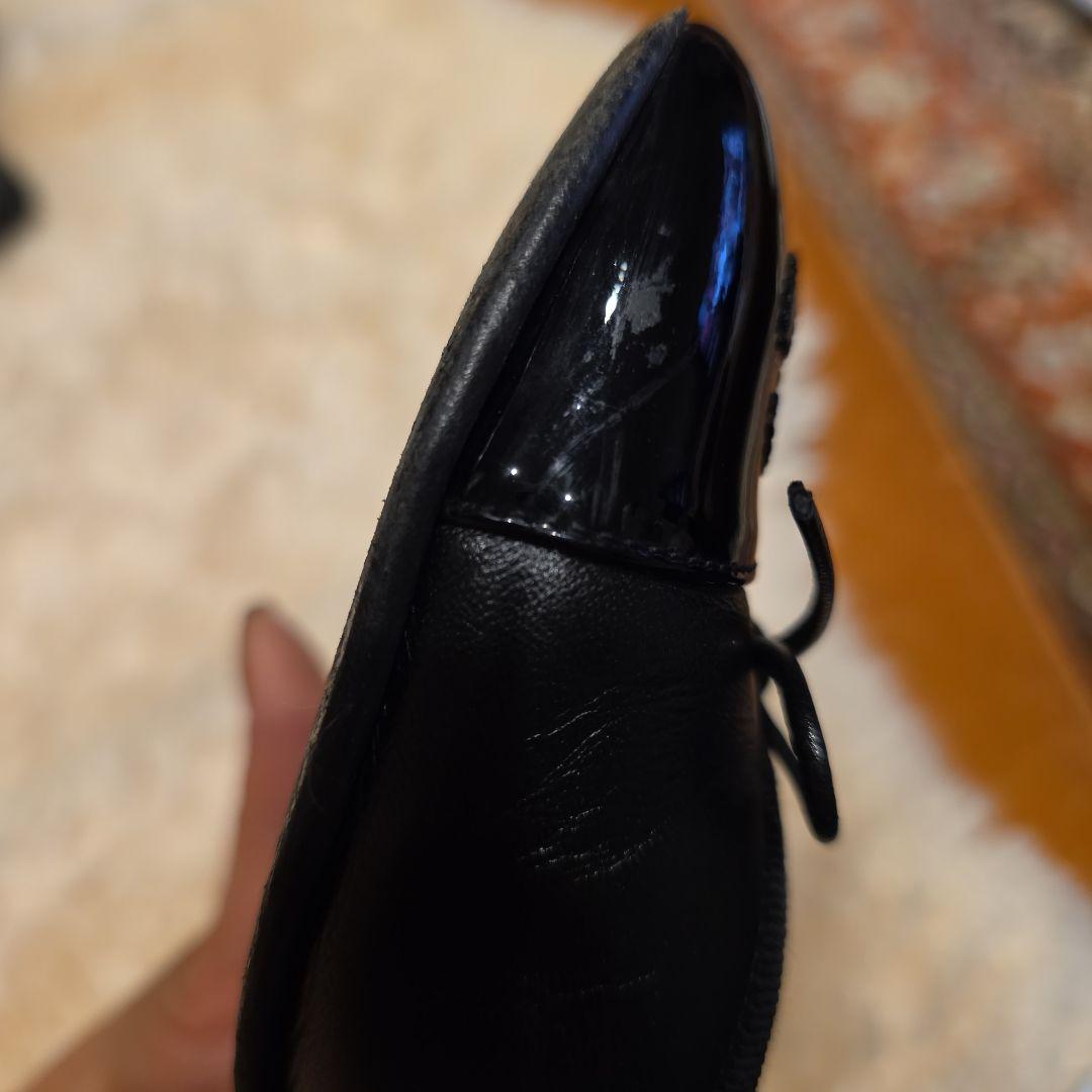 【美品】CHANEL シャネル バレリーナ フラットシューズ 36½ブラック