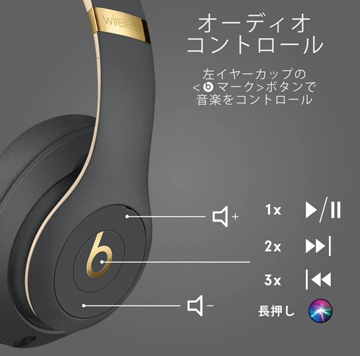Beats Studio3 Wirelessヘッドフォン