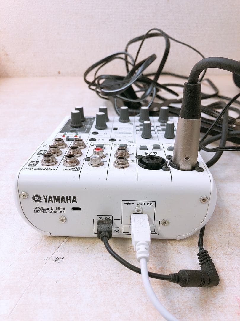j*e様 YAMAHA AG06 ミキシングコンソール MIXING CONSO