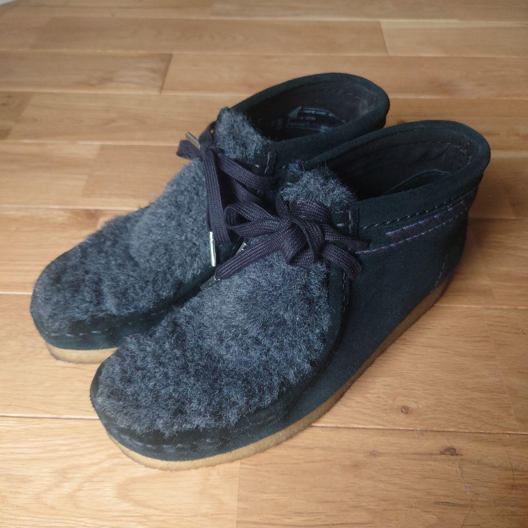 【Clarks】クラークス ワラビー スエード ファー US5.5/24.5cm