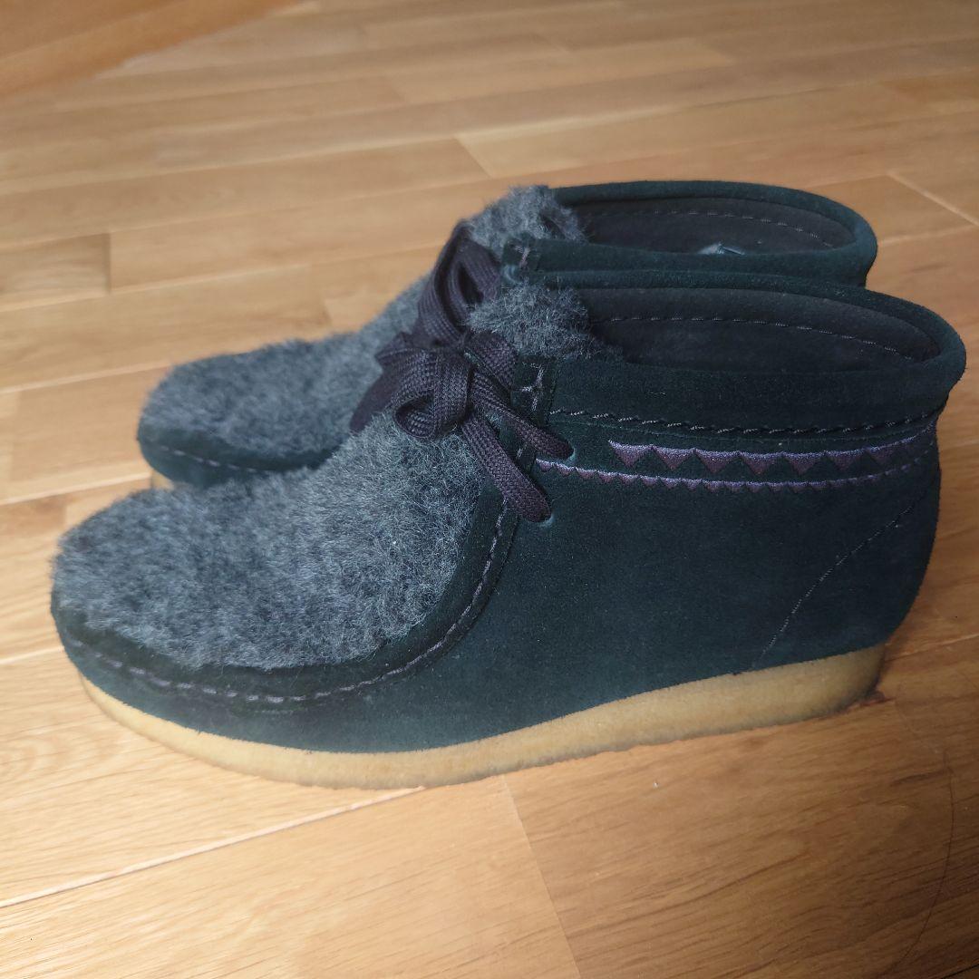 【Clarks】クラークス ワラビー スエード ファー US5.5/24.5cm