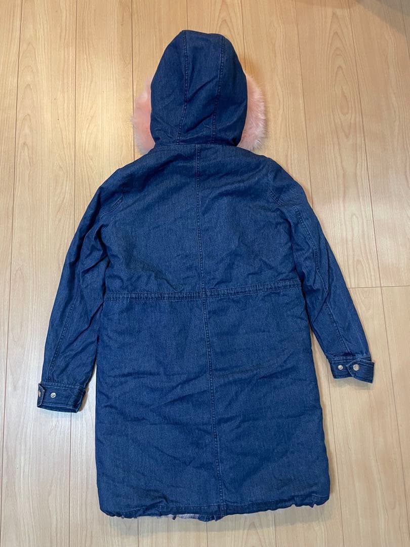 新品・未使用 エミリアウィズ ファーデニムモッズコート(M) EmiriaWiz