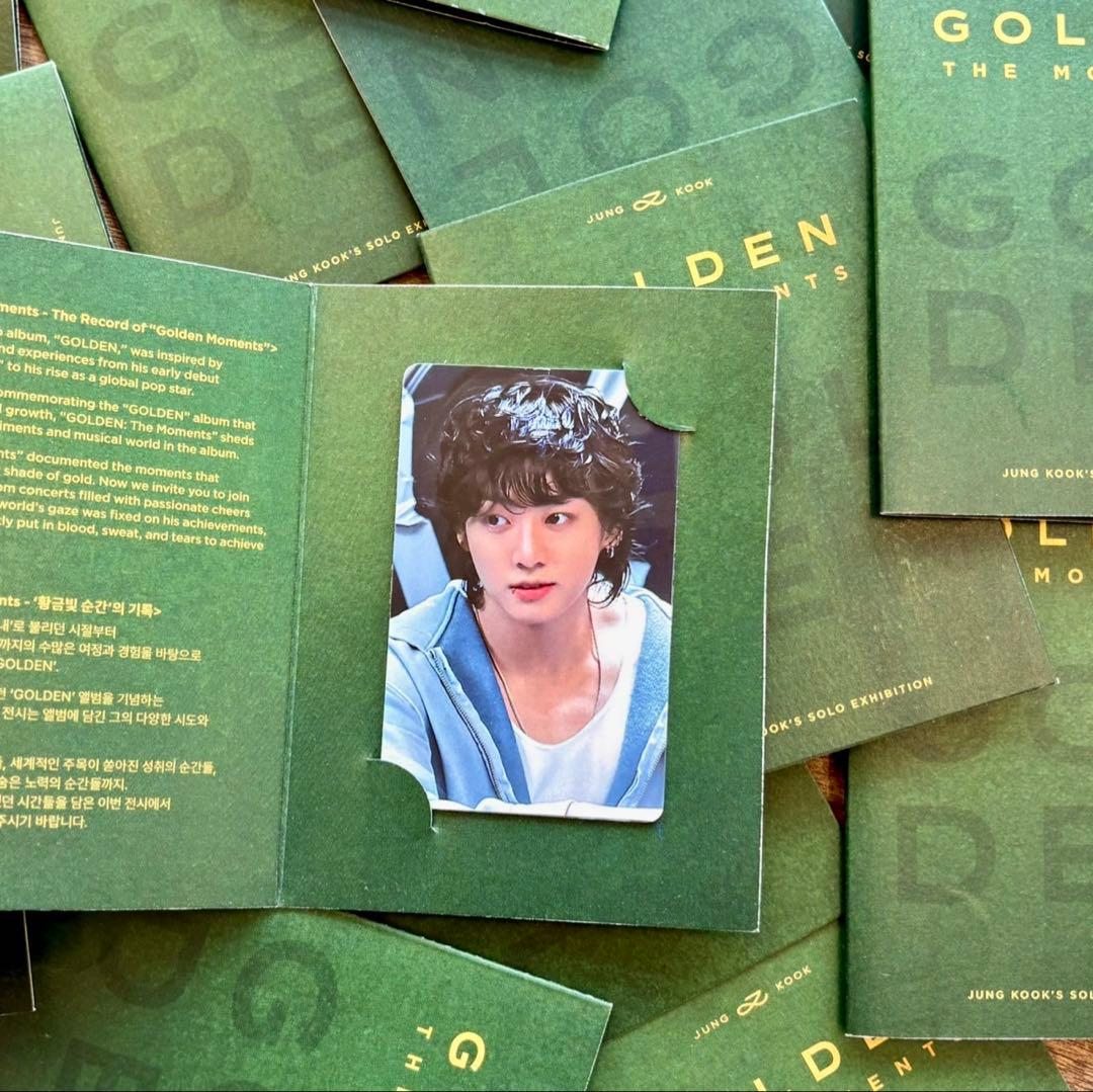 BTS ジョングク 展示会 GOLDEN トレカ チリ typeB