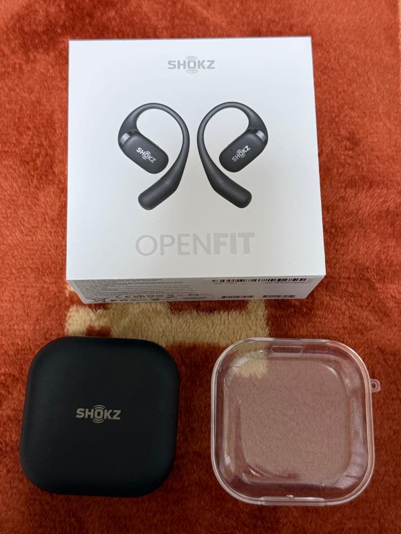 【純正専用ケース付き】SHOKZ OPENFIT ワイヤレスイヤホン