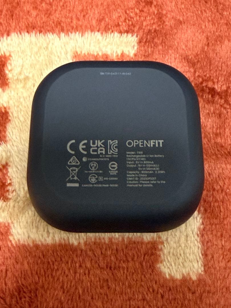 【純正専用ケース付き】SHOKZ OPENFIT ワイヤレスイヤホン