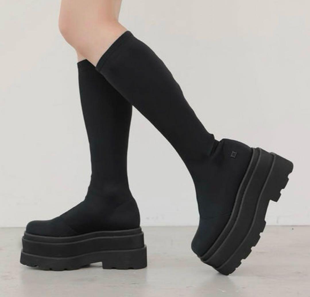 Darich ウルトラストレッチフラットブーツ L