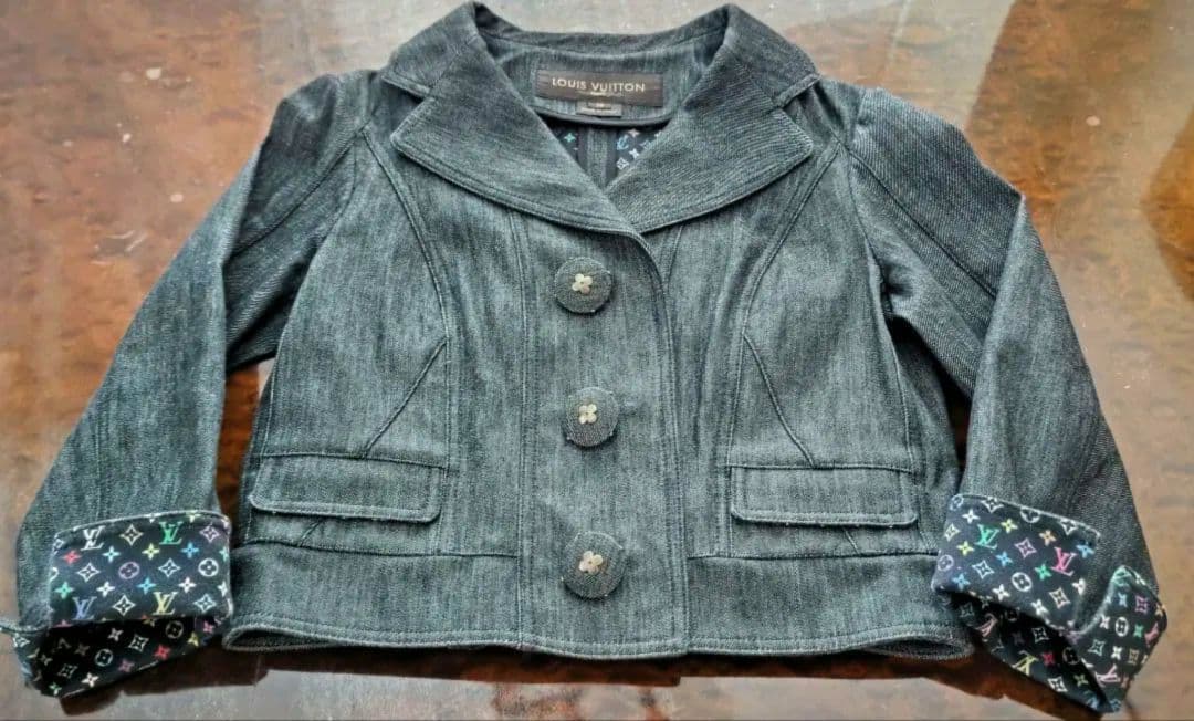 ｋathyLouis Vuitton マルチカラーブラックGジャン