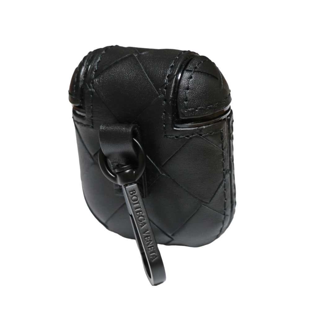 【ボッテガヴェネタ】イントレチャート AirPodsエアーポッズケース ブラック