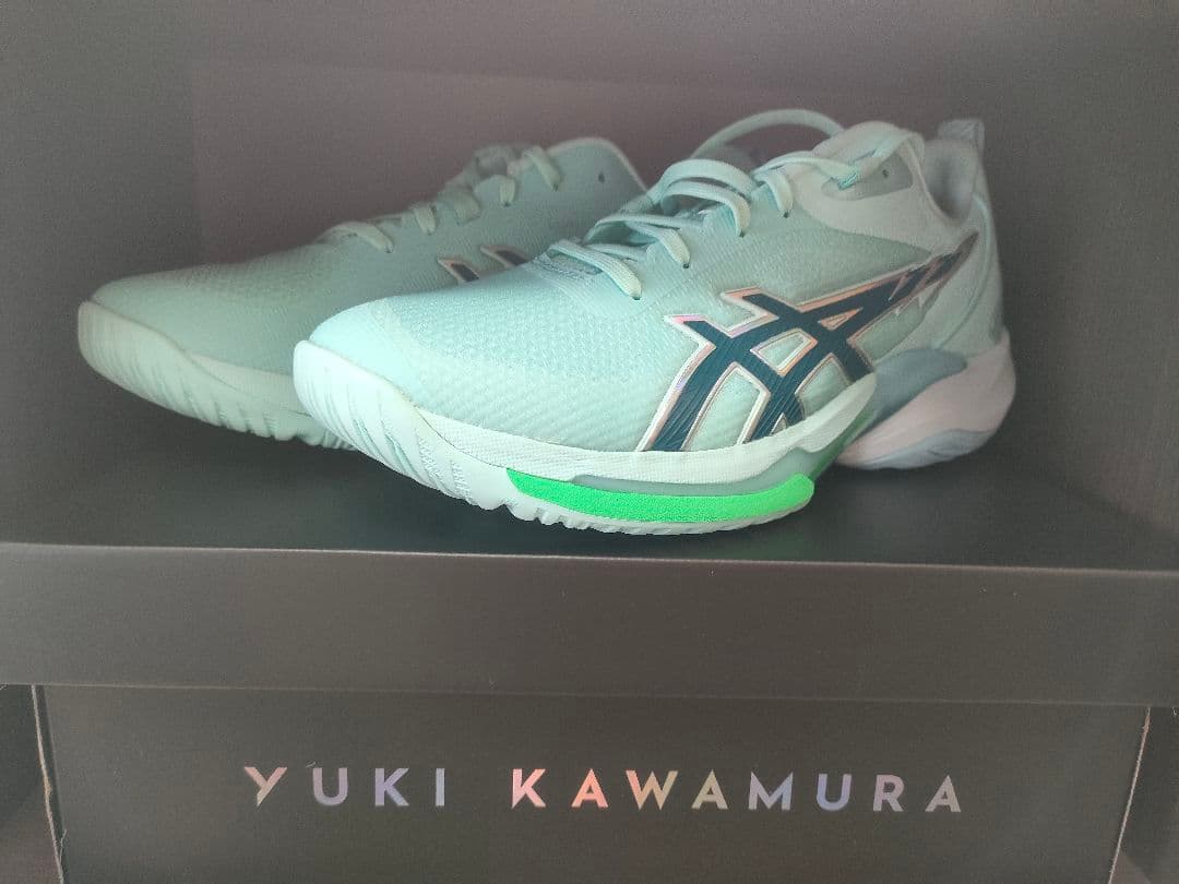 ゆな ASICS SWIFTACE YUKI クリアブルー 28.0cm