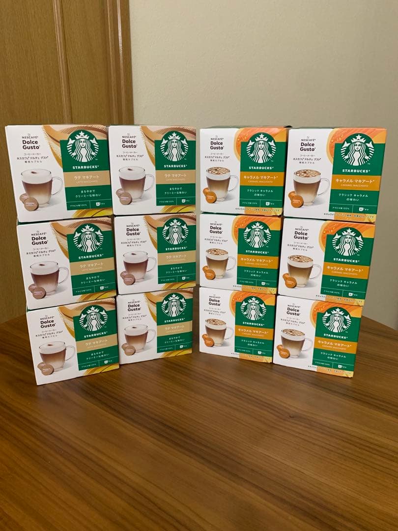 ネスカフェドルチェグスト　キャラメルマキアート　ラテマキアート　各6箱セット