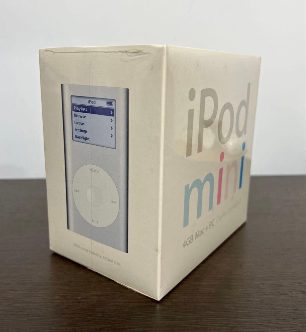 未使用未開封 Apple iPod mini 4GB シルバー　M9160J/A