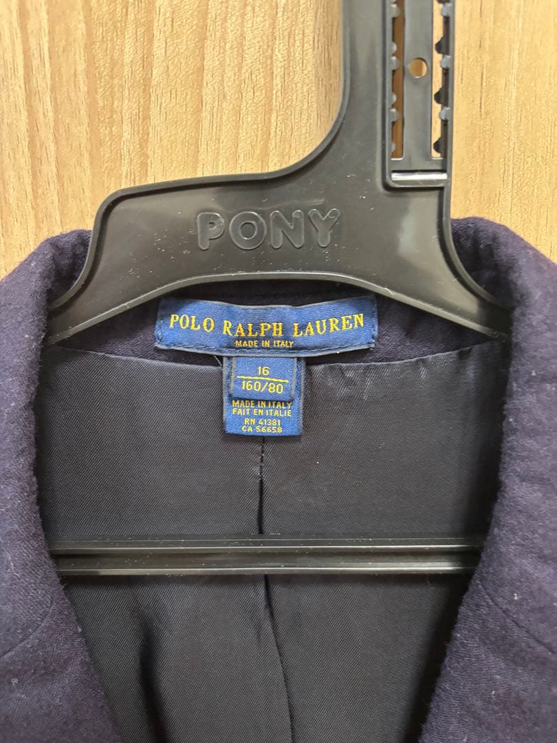 ラルフローレン スーツ 160 卒業式 3点セット 黒　　RalphLauren