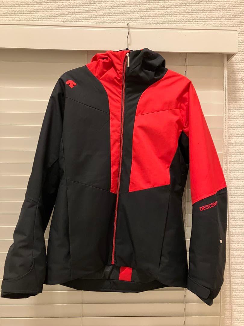 DESCENT Lサイズ スキーウェア 黒/赤