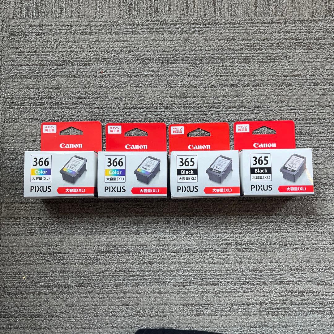 Canon BC366XL+365XL 純正大容量インク 4本セット新品☆