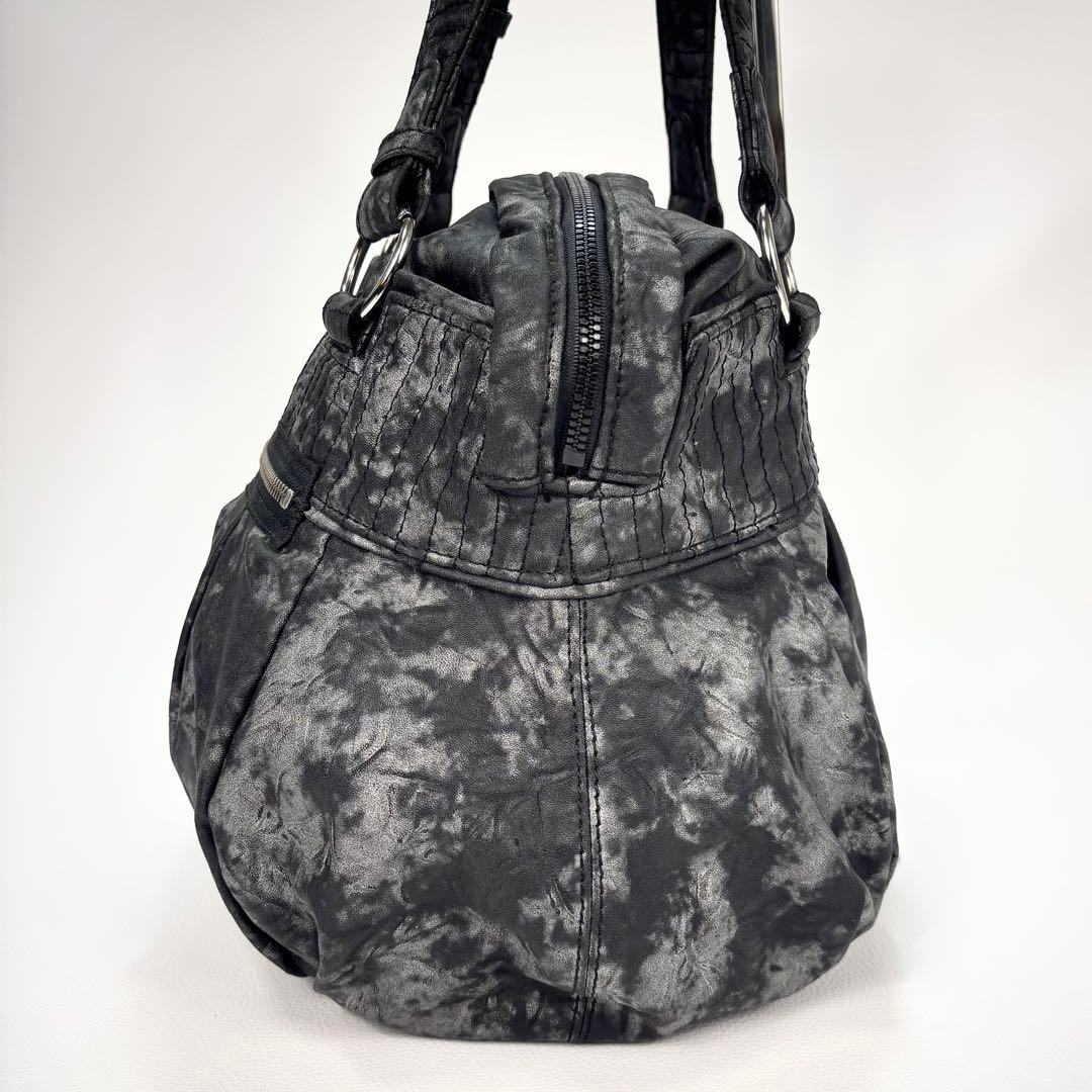極美品✨ディーゼル カモフラ Y2Kボストン ハンドバッグ archive