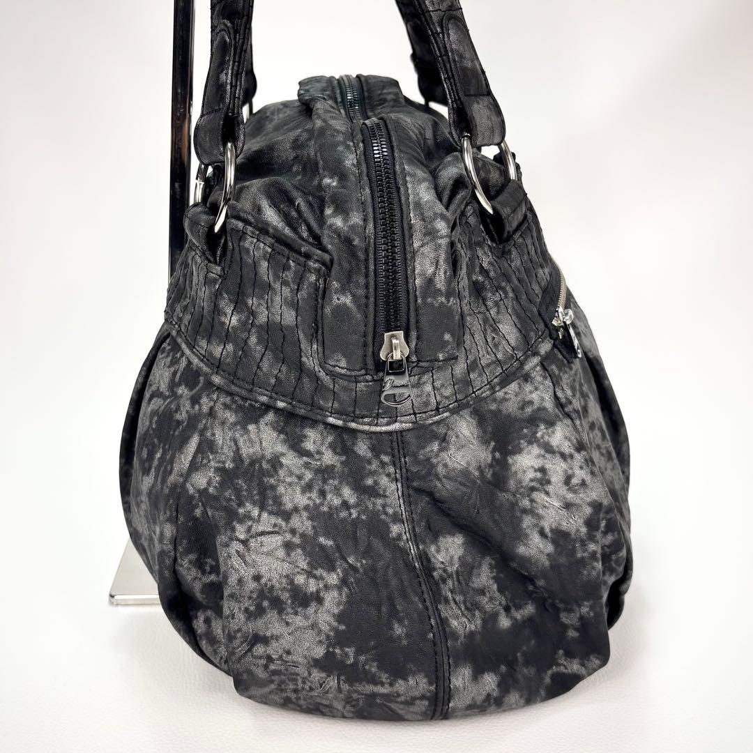 極美品✨ディーゼル カモフラ Y2Kボストン ハンドバッグ archive