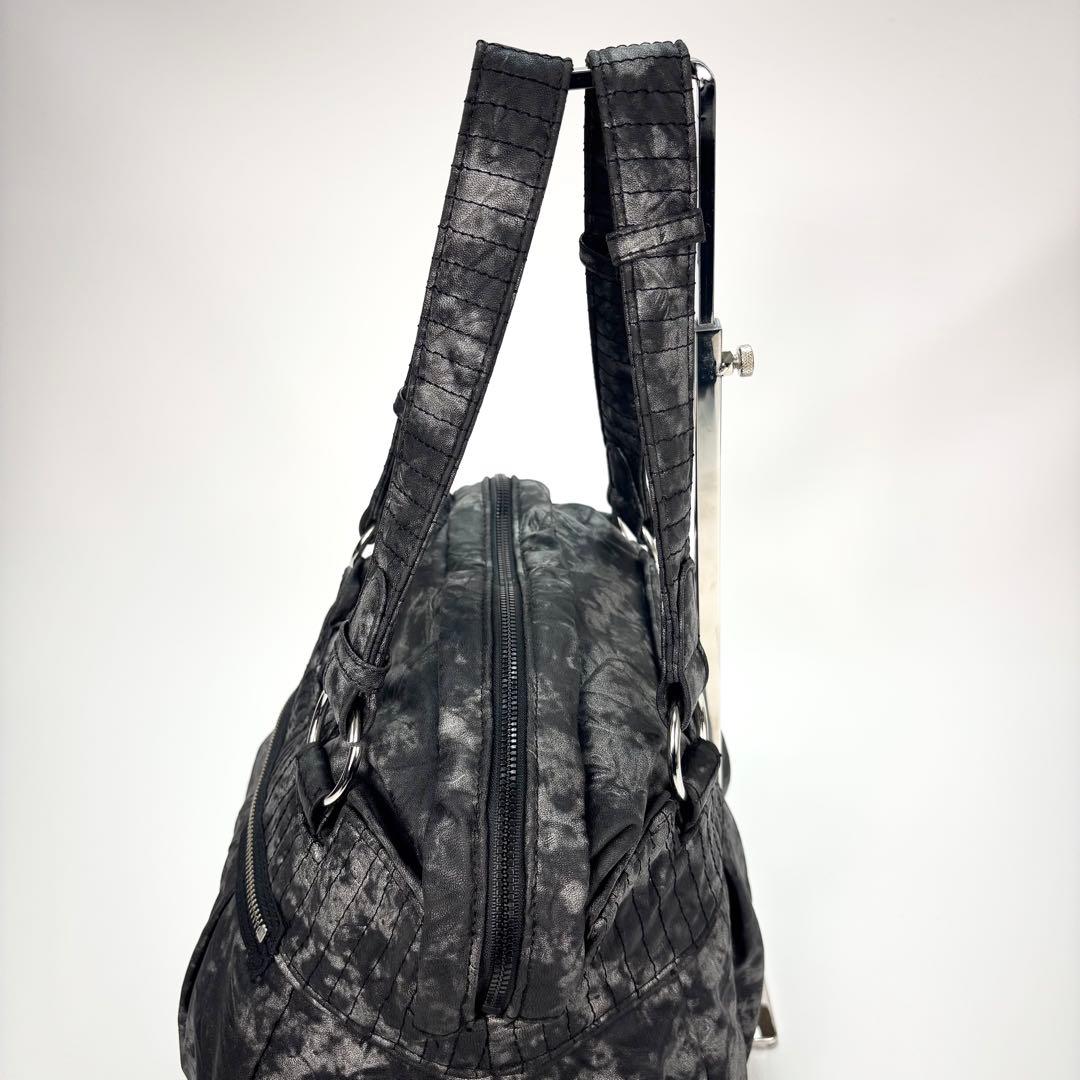 極美品✨ディーゼル カモフラ Y2Kボストン ハンドバッグ archive