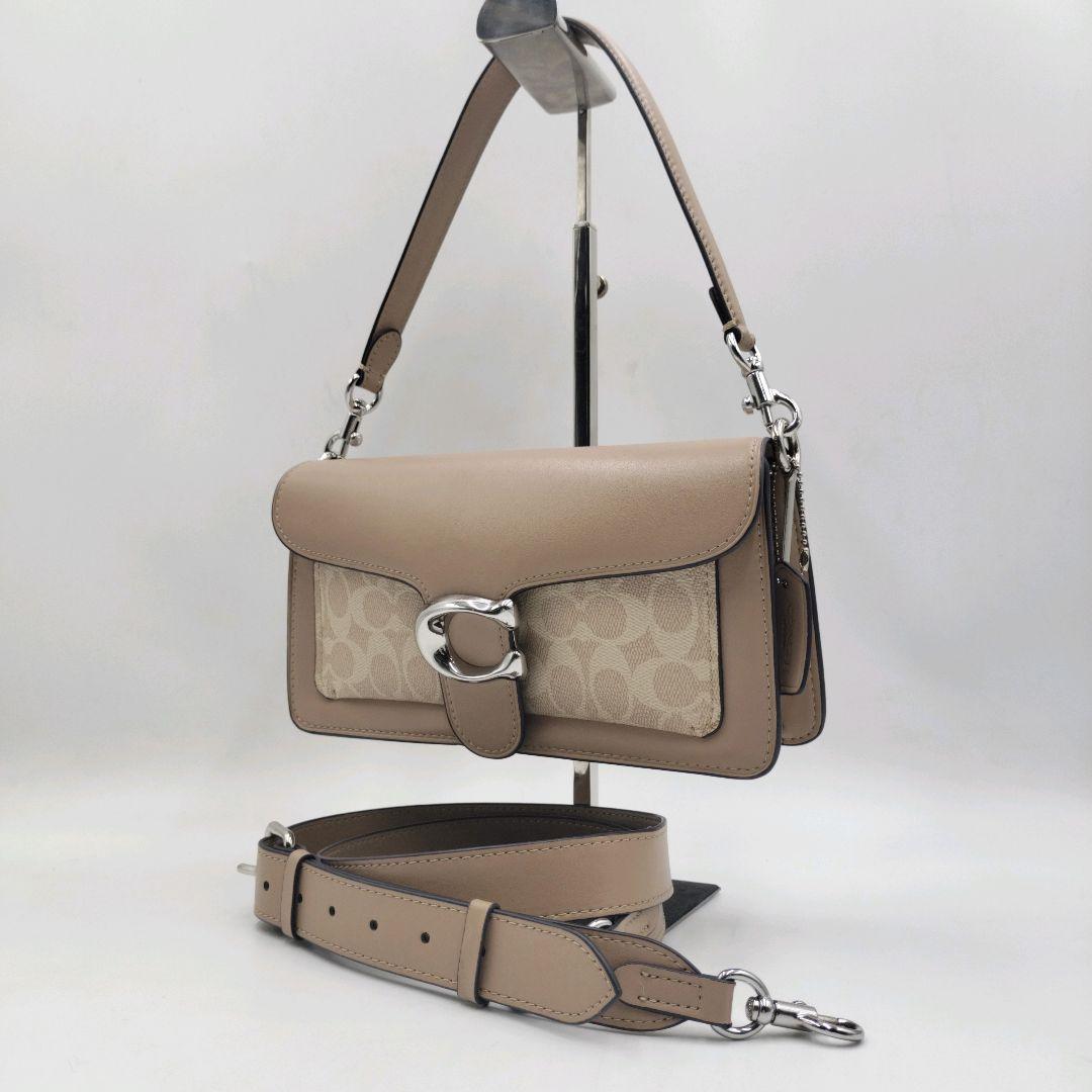 【美品】コーチ COACH タビー バッグ シグネチャー 3WAY 保存袋付き