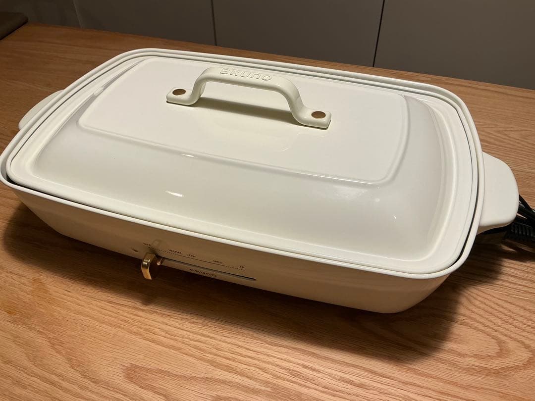 BRUNO ホットプレート グランデサイズ　ホワイト