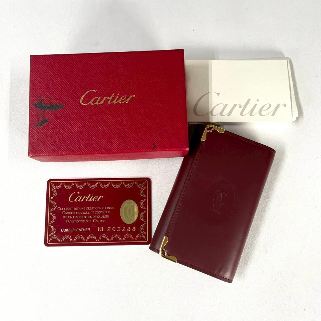 新品未使用 Cartier マストライン 6連 キーケース 入手困難