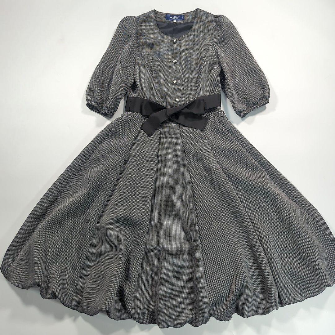 エムズグレイシー　バルーンシルエットワンピース　ドレス 2025AW ３６