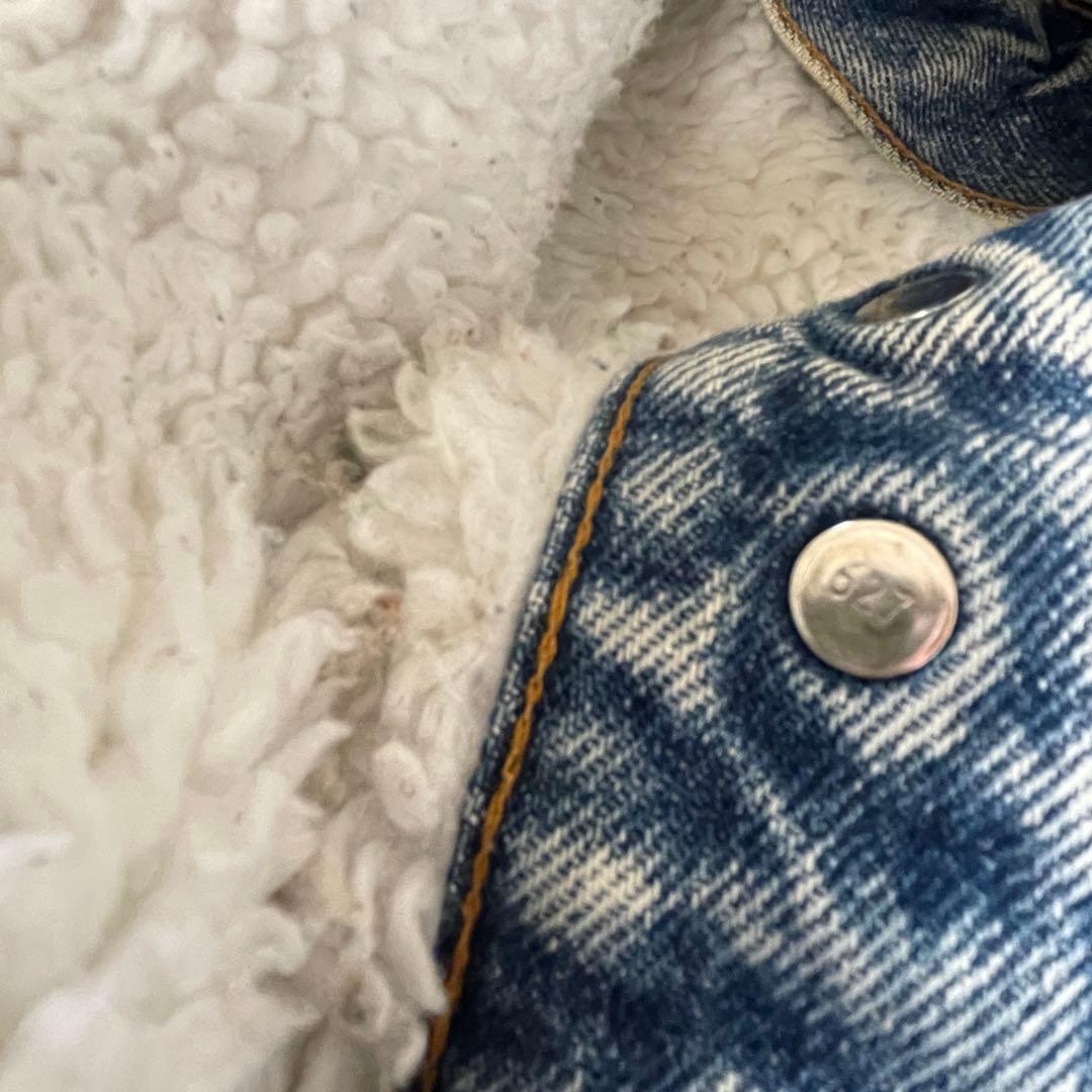 ［りなりな］レア品 80s Levi’s デニム ボアジャケット 短丈
