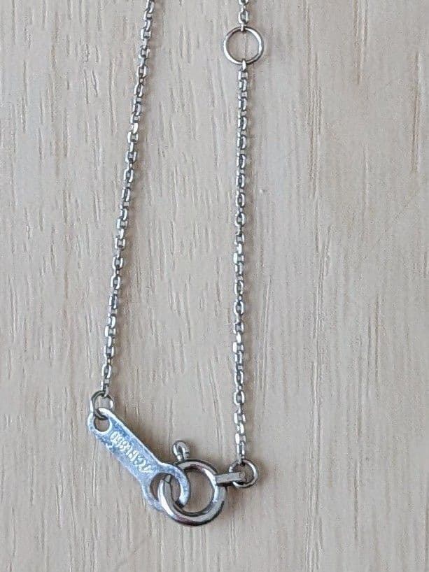 4℃　一粒ダイヤネックレス