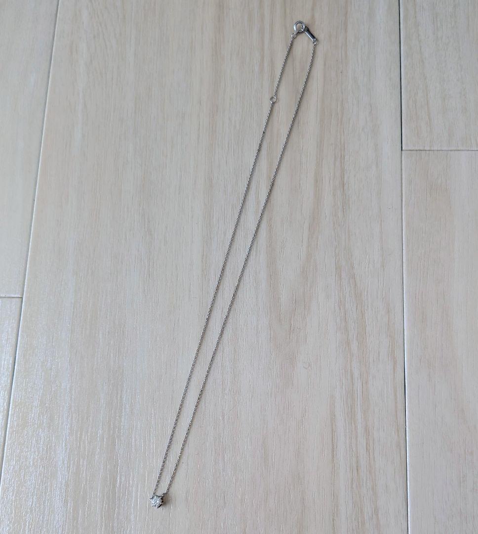 4℃　一粒ダイヤネックレス