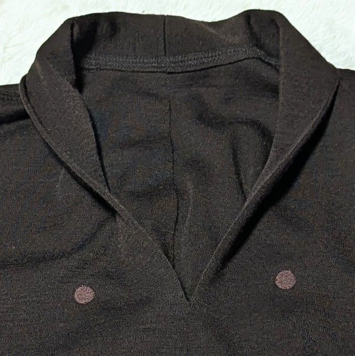 極美品◎ヨーガンレール マキシ丈ワンピース ゆったり Vネック M ブラウン 茶