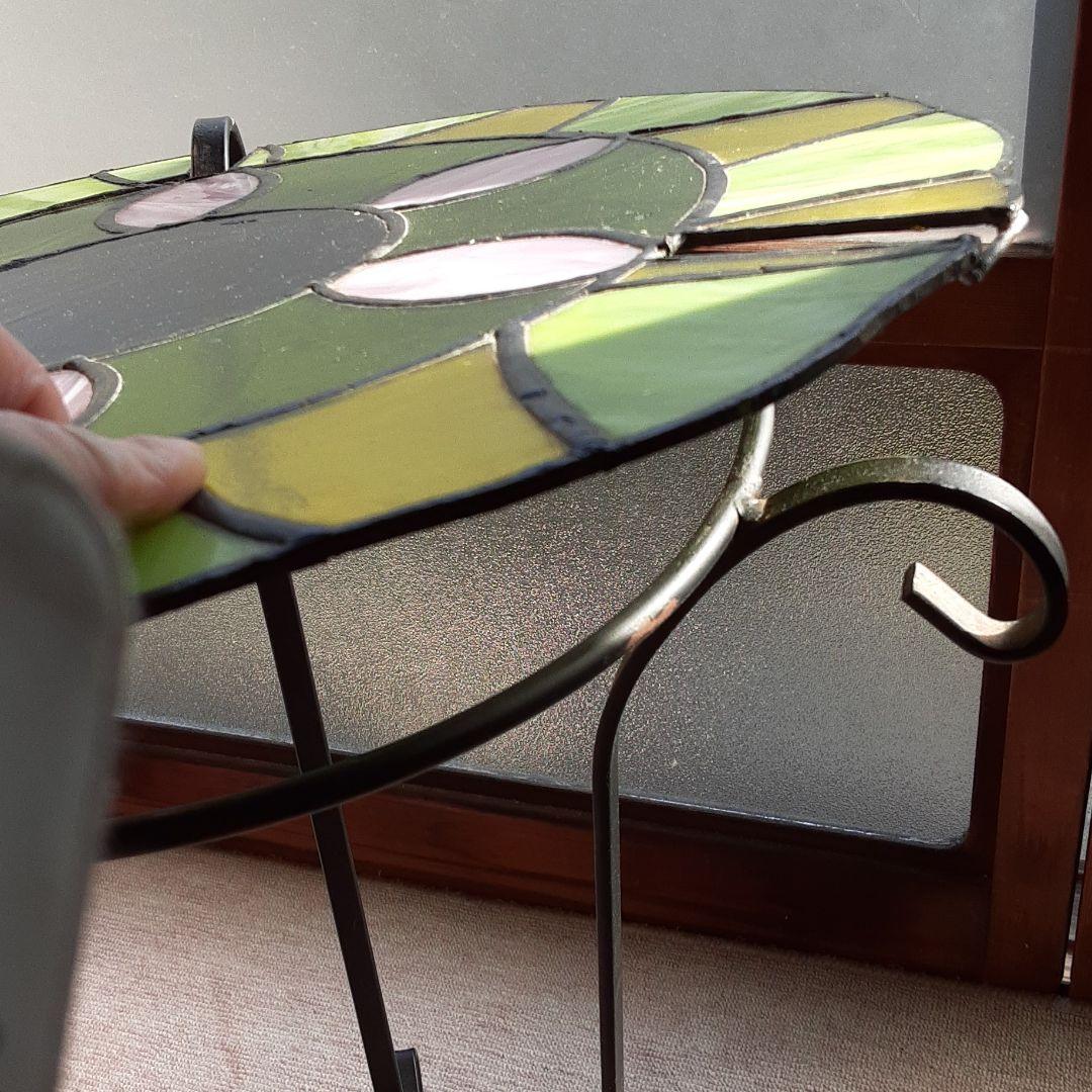 ステンドグラスのサイドテーブル