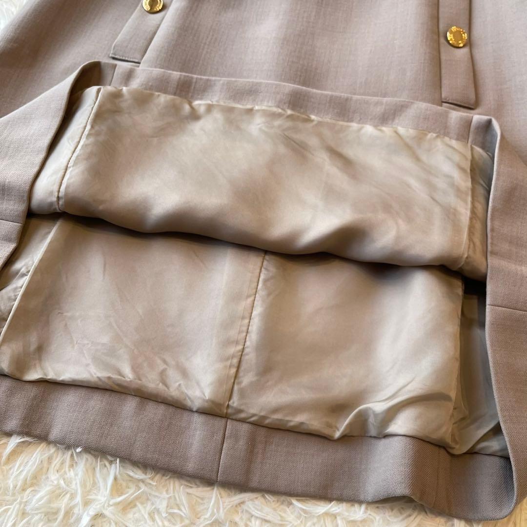 極美品 FOXEY 2021年 GoldButton ワンピース ベージュ 38