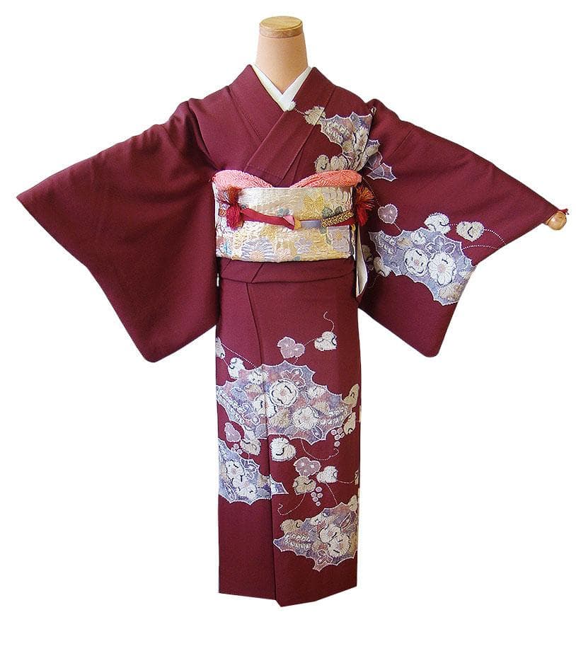 人気の辻が花 訪問着＆袋帯・帯〆・帯揚げセット（正絹）仕立上り＜HH2226＞