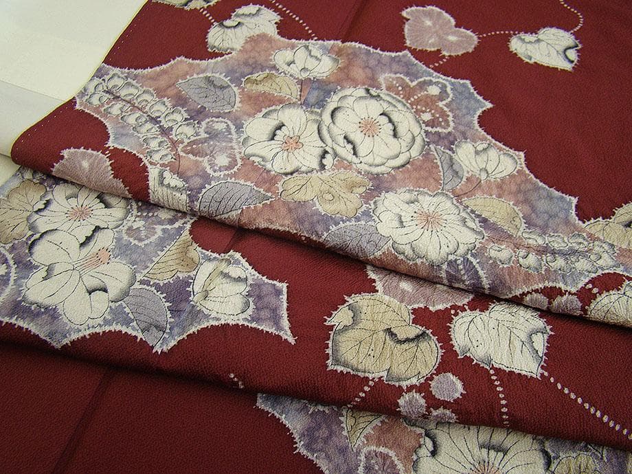 人気の辻が花 訪問着＆袋帯・帯〆・帯揚げセット（正絹）仕立上り＜HH2226＞