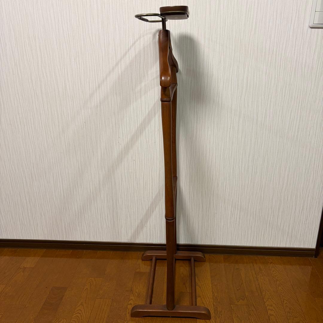 【希少】Najico ナジコ　アンティーク スーツハンガー 木製　洋服掛け