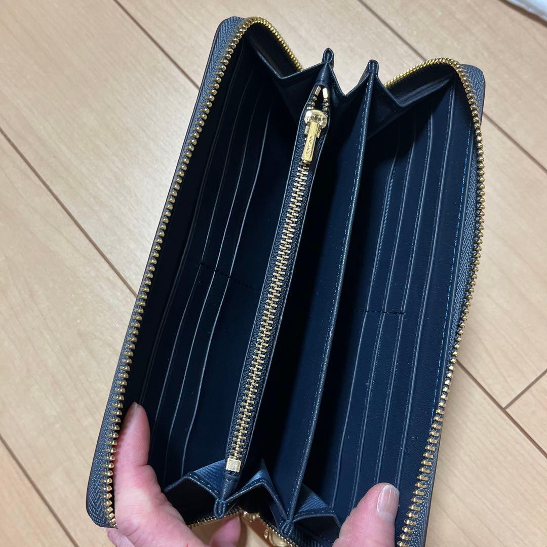 COACH ブルー長財布