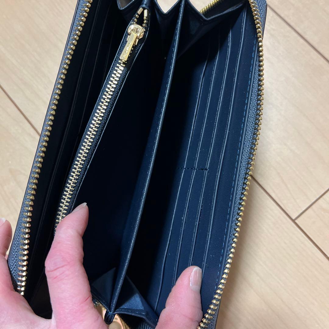 COACH ブルー長財布