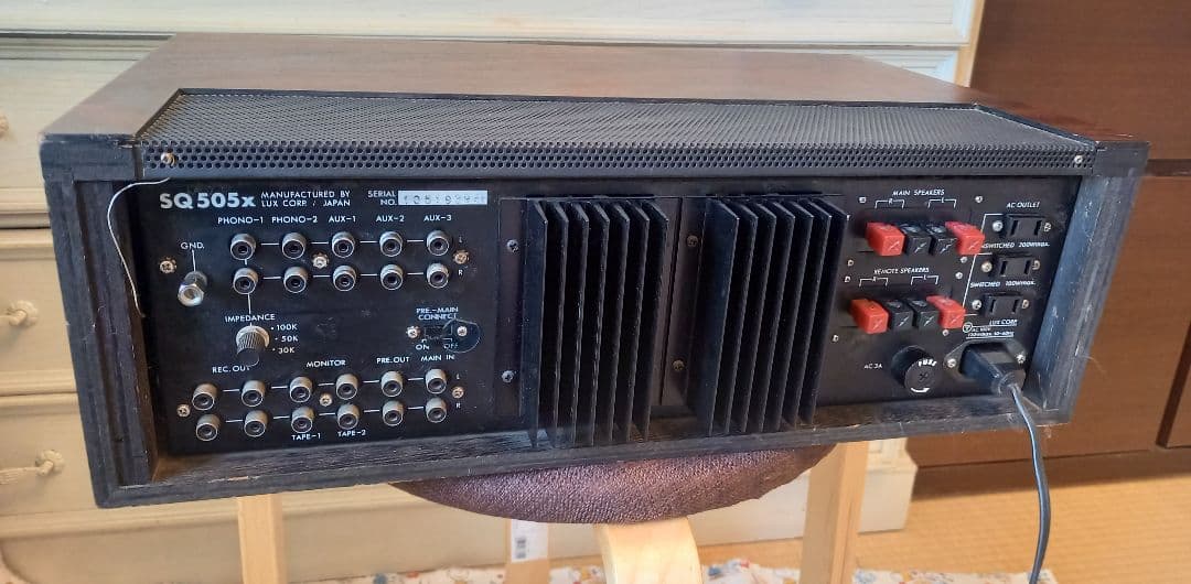 LUXMAN 505X ソリッドステートアンプ 作動品