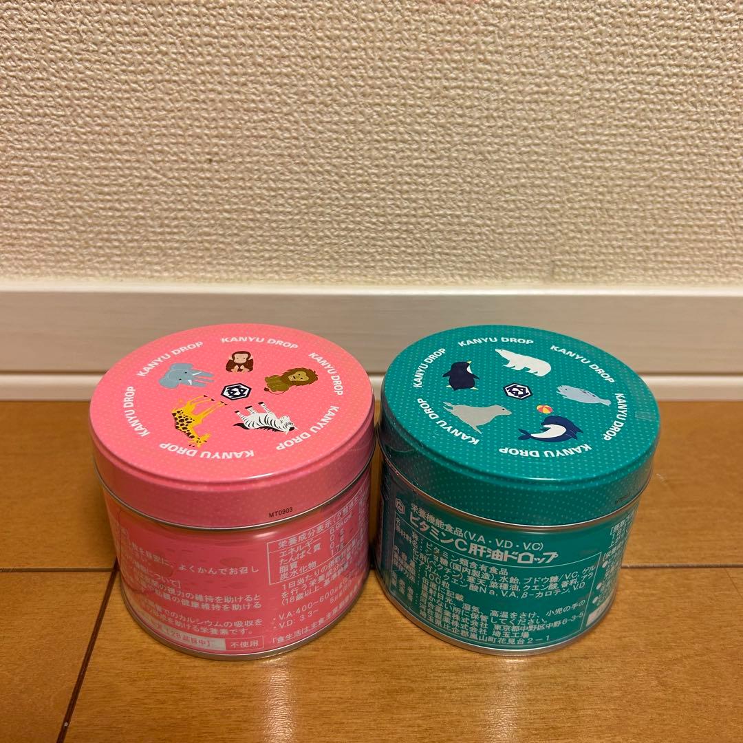 カワイ肝油ドロップ8缶セット　カワイカンユドロップ ビタミン　カルシウム　乳酸菌