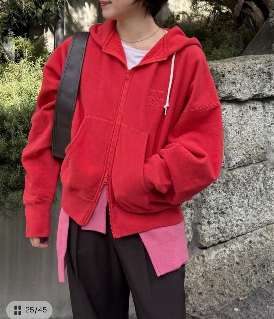 トップス Champion ZIP HOODIE