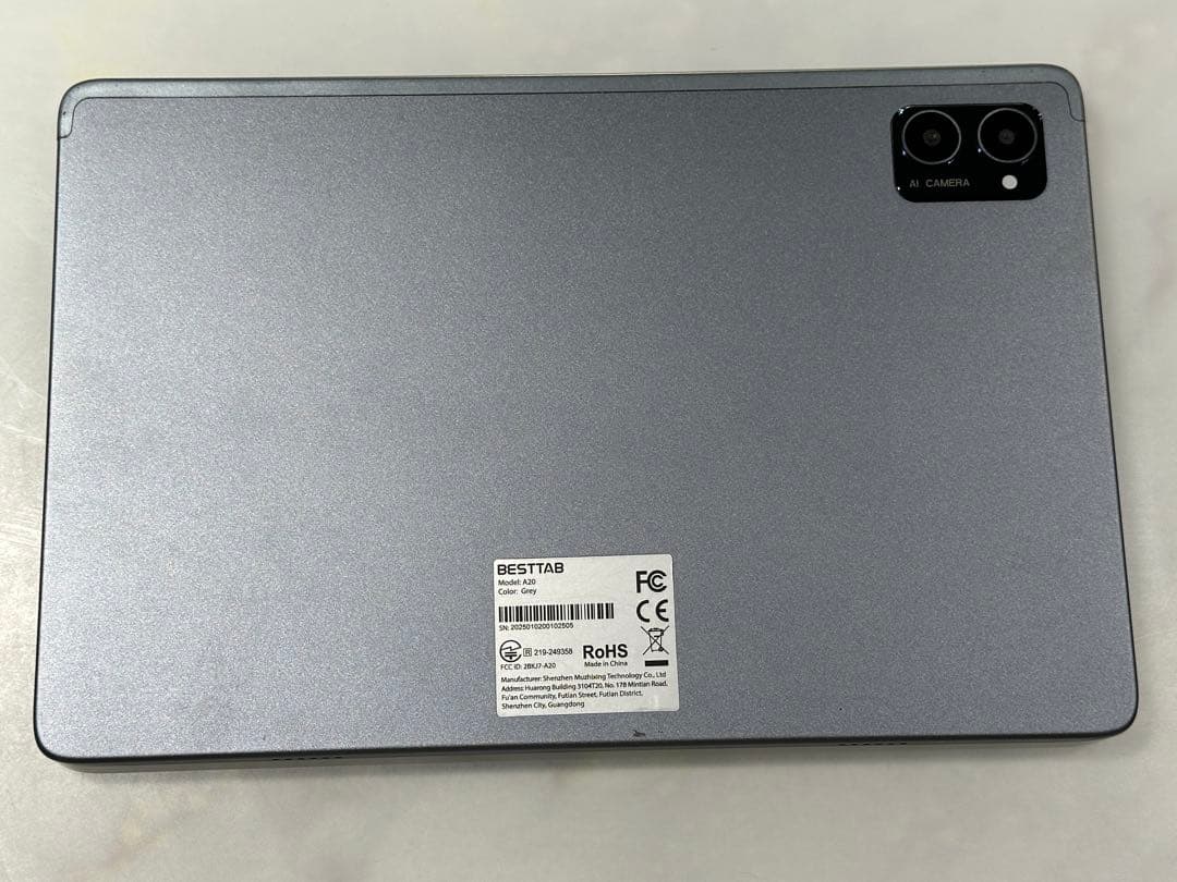 [ジャンク]Android15 10インチ Wi-FiモデルBESTTAB