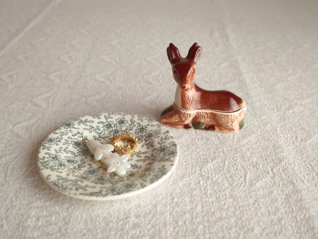 【まーちゃんさま】vintage pot ୨୧ 小鹿さん miniテリーヌポット