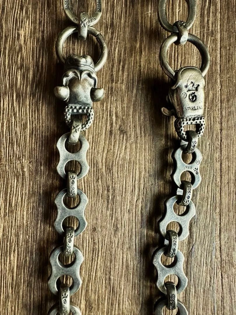 シルバーウォレットマンテルチェーン