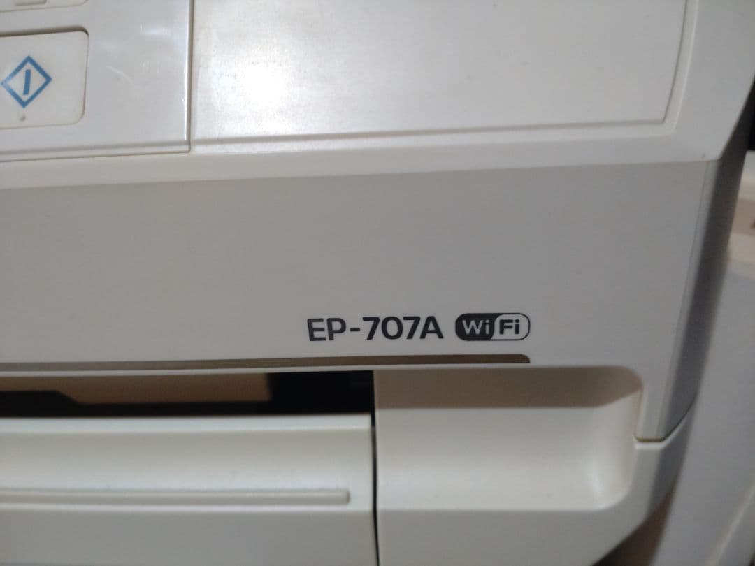 エプソン EP-707A WIFI　黒インクのみかすれます。ジャンク品扱い