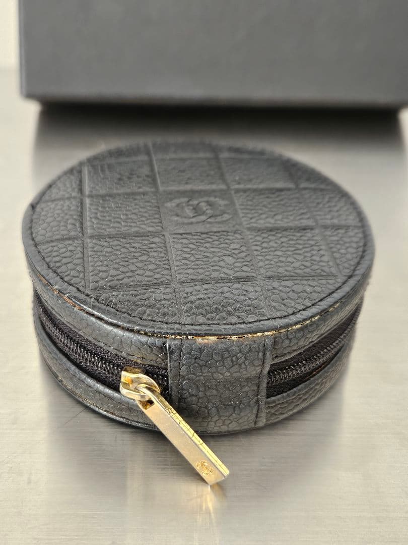 正規品 ヴィンテージ 希少 ノベルティ シャネル ケース 小銭入 箱 袋付