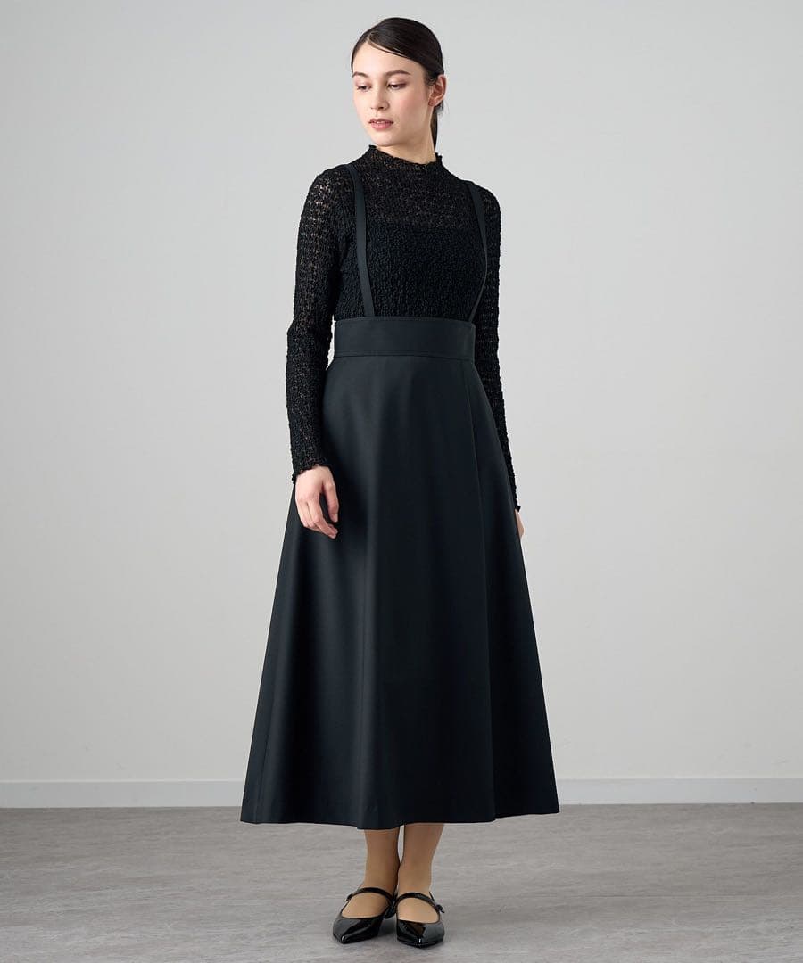 新品未使用◇ANAYI アナイ　ストレッチレースモックネック プルオーバー