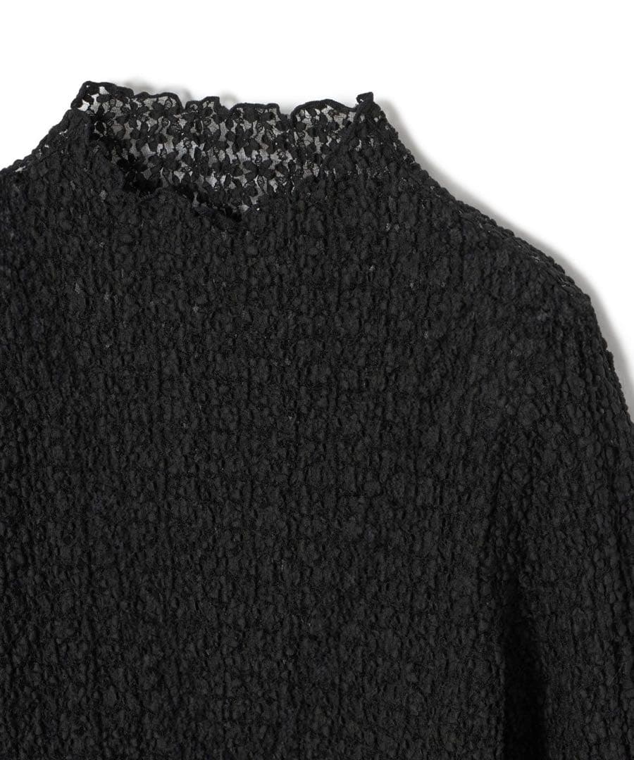 新品未使用◇ANAYI アナイ　ストレッチレースモックネック プルオーバー