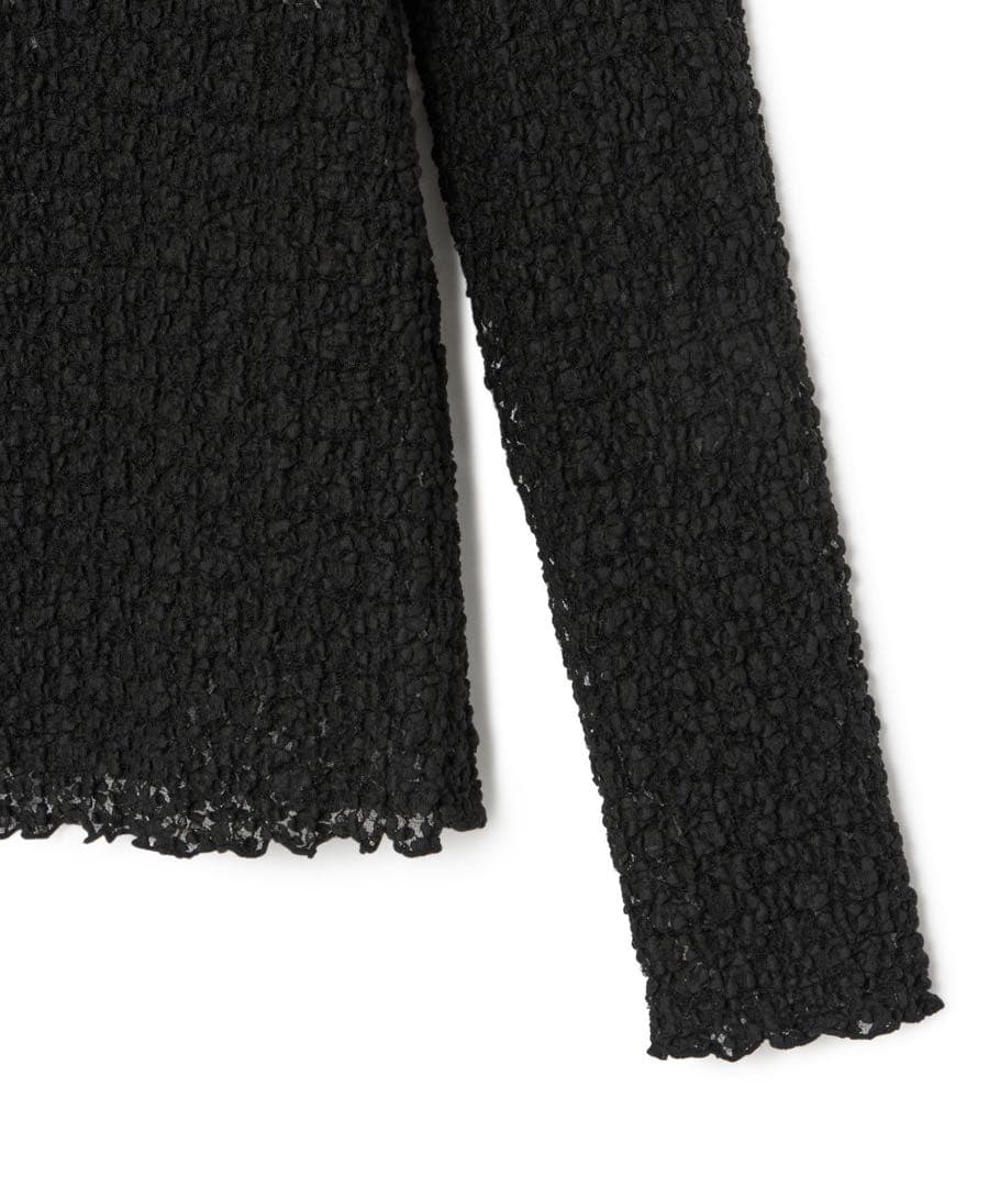 新品未使用◇ANAYI アナイ　ストレッチレースモックネック プルオーバー