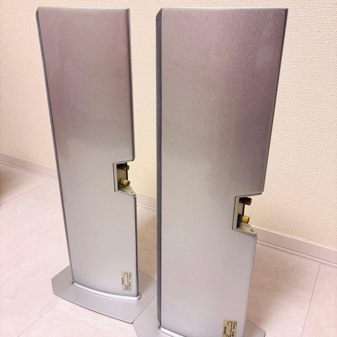 【美品】DENON SC-C7L センタースピーカー２台 ペア シルバー　動作良