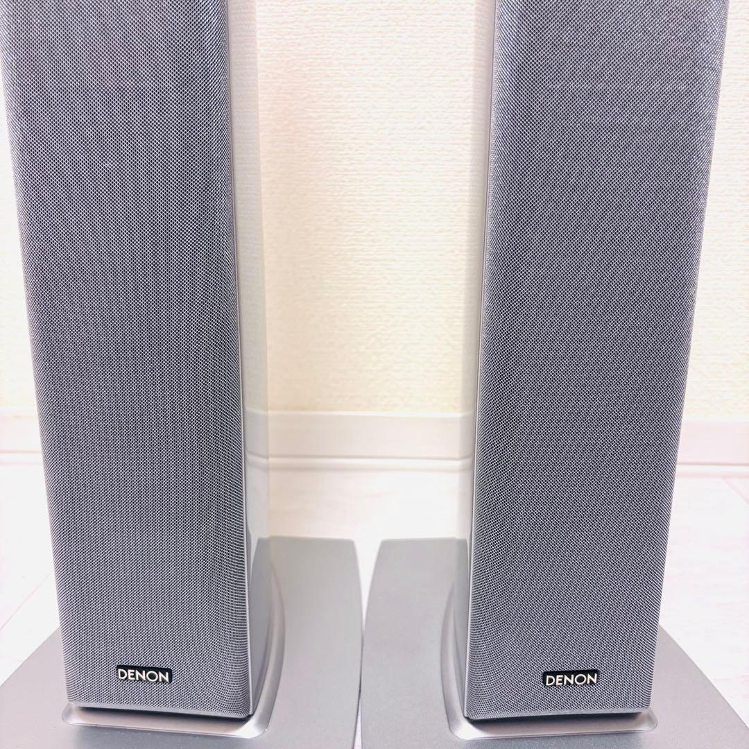 【美品】DENON SC-C7L センタースピーカー２台 ペア シルバー　動作良